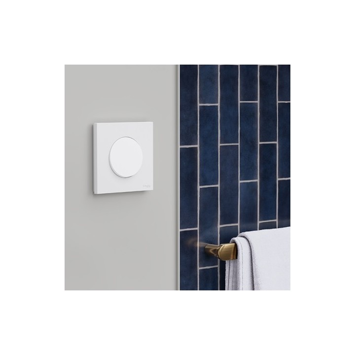 Schneider Odace - Lot de 10 Va-et-vient ou poussoir dont 1 OFFERT - Blanc craie - Complet - Réf : S920204(10)