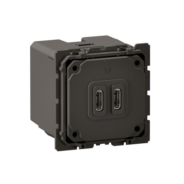 Legrand Céliane - Prise 2 USB Type-C Céliane - 30W Power Delivery - Réf : CM0158