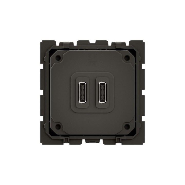 Legrand Céliane - Prise 2 USB Type-C - 30W Power Delivery - Réf : CM0158