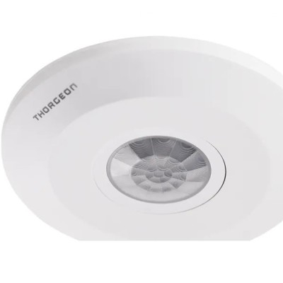 Thorgeon - Détecteur de mouvement PIR 6m max 2000W - IP20 - blanc - Réf : 02006
