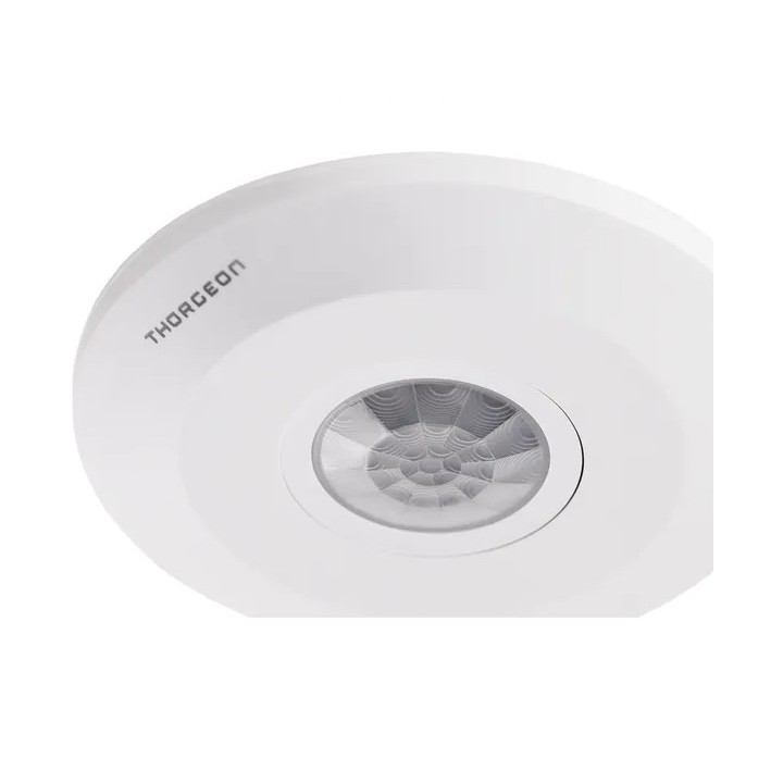 Thorgeon - Détecteur de mouvement PIR 6m max 2000W - IP20 - blanc - Réf : 02006