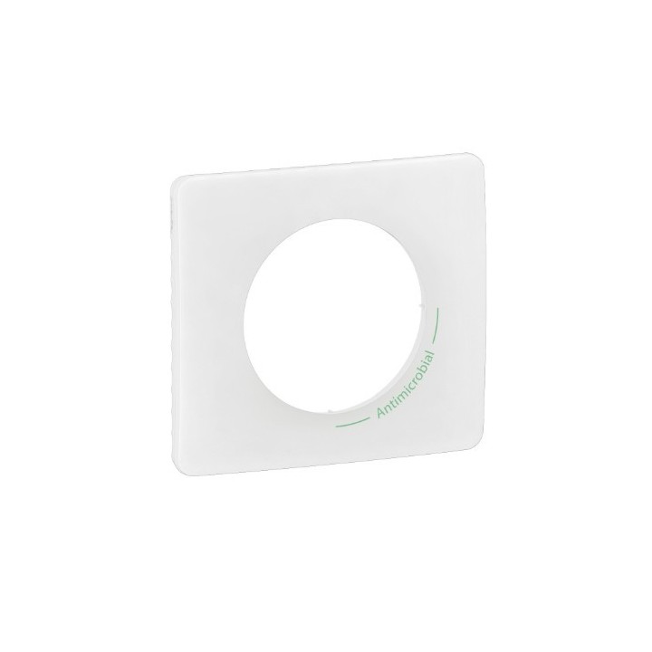 Legrand Céliane - Plaque de finition Céliane 1 poste Collection Technique finition blanc Antimicrobien - Réf : CP2601