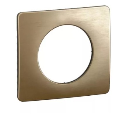 Legrand Céliane - PLAQUE 1 POSTE BRONZE SATINE - Réf : CP1601