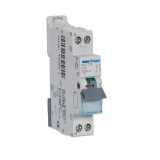 Hager -  Disjoncteur 20A - 1P+N - 4.5-6kA - Courbe C - 1module - Réf : MJT720