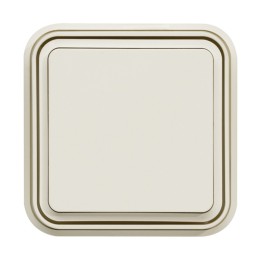 Hager - Interrupteur va et vient cubyko étanche IP55 blanc pose en encastré - Réf : WNE001B