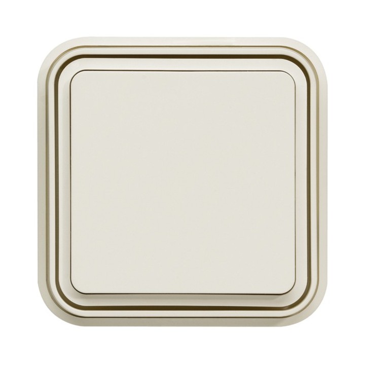 Hager - Interrupteur va et vient cubyko étanche IP55 blanc pose en encastré - Réf : WNE001B