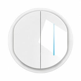 Legrand Céliane - Enjoliveur large pour Double Va-et-Vient ou Poussoir dont un à Voyant témoin - Blanc - Réf : CB200(1)(7)