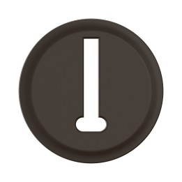 Legrand Céliane - Enjoliveur pour prise téléphone 8 contacts - Noir - Réf : CN0338