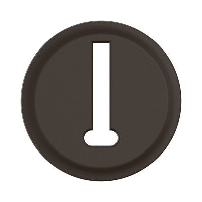 Legrand Céliane - Enjoliveur pour prise téléphone 8 contacts - Noir - Réf : CN0338