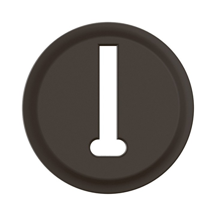 Legrand Céliane - Enjoliveur pour prise téléphone 8 contacts - Noir - Réf : CN0338