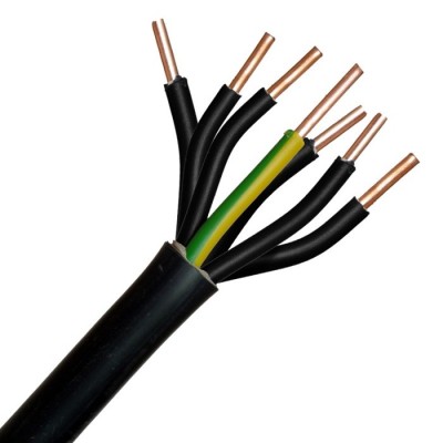Câble U1000 R2V - 7G1.5mm² - Coupe au mètre - Réf : R2V-7G1.5