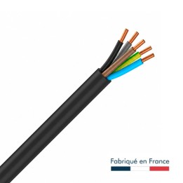 Câble U1000 RNF - 5G1.5mm² - Coupe au mètre - Réf : RNF-5G1.5