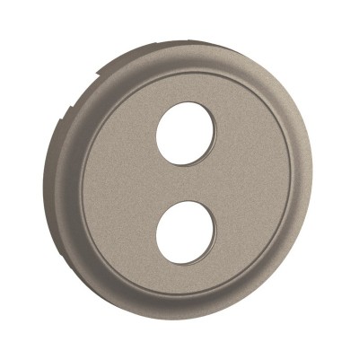 Legrand Céliane - Enjoliveur pour prise haut-parleur Banana gold simple Céliane - Titanium - Réf : CT0312