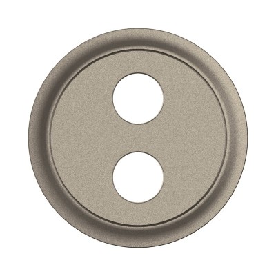 Legrand Céliane - Enjoliveur pour prise haut-parleur Banana gold simple Céliane - Titanium - Réf : CT0312