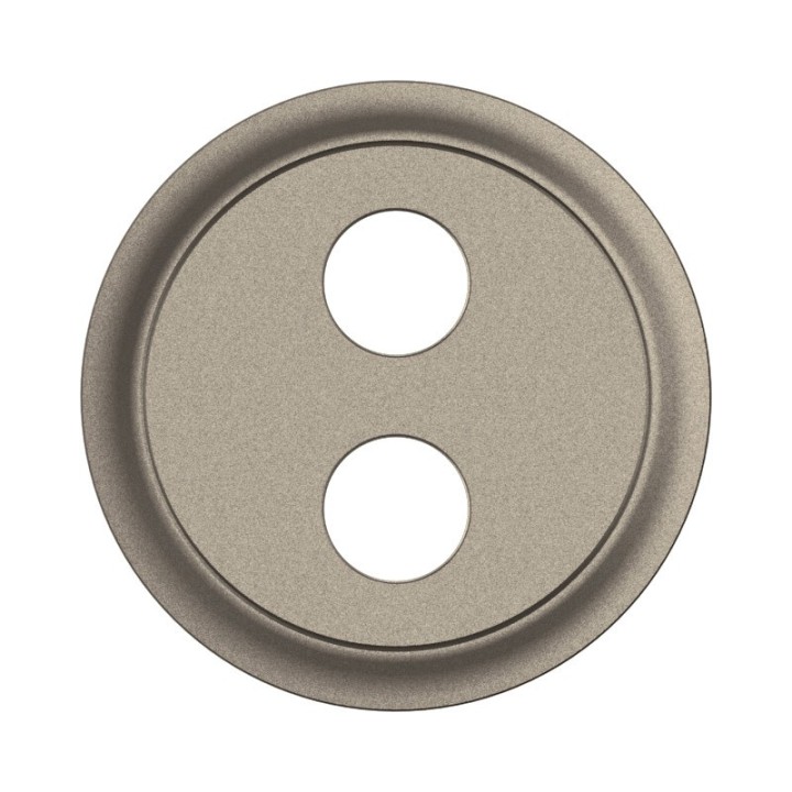 Legrand Céliane - Enjoliveur pour prise haut-parleur Banana gold simple Céliane - Titanium - Réf : CT0312