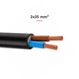 Câble R2V 2x35 mm² - Coupe au mètre - Réf : R2V2x35(rigide)