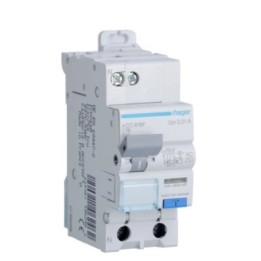 Hager - Disjoncteur différentiel 16A 1P+N 4,5-6kA Courbe C 10mA type AC 1 module  - Réf : ACC816F