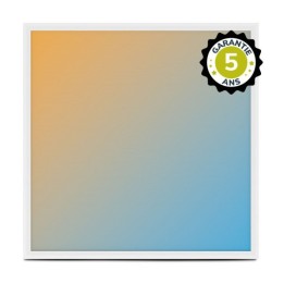 Miidex Lighting - Dalle LED Backlit 595x595 25W Blanc CCT Prismatique - Garantie 5 ans - Réf : 101108