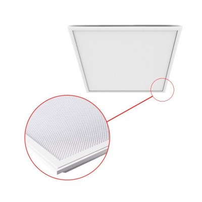 Miidex Lighting - Dalle LED Backlit 595x595 25W Blanc CCT Prismatique - Garantie 5 ans - Réf : 101108