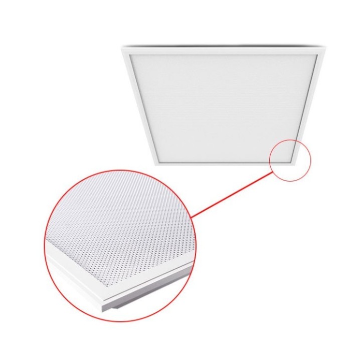 Miidex Lighting - Dalle LED Backlit 595x595 25W Blanc CCT Prismatique - Garantie 5 ans - Réf : 101108