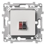 Hager Essensya - Prise haut-parleur simple Essensya Pure - Réf : WE290