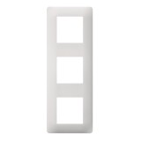 Hager Essensya - Plaque 3 postes Essensya Pure - Réf : WE403