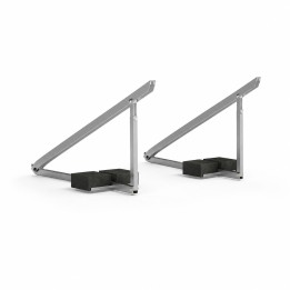 Kseng - 2 Supports réglables universels pour 1 panneau solaire - Réf : EUP-WQ020- S_78/WPLT