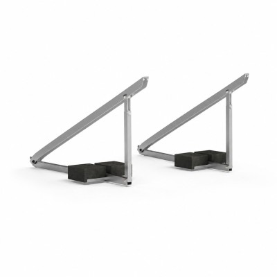 Kseng - 2 Supports réglables universels pour 1 panneau solaire - Réf : EUP-WQ020- S_78/WPLT