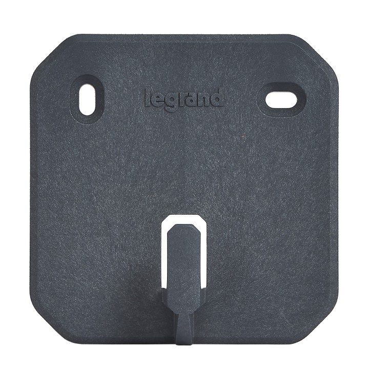 Legrand - Patère Plexo 55 pour suspension du boîtier de contrôle du cordon de recharge Green'up Access pour VE - Réf : 069494L