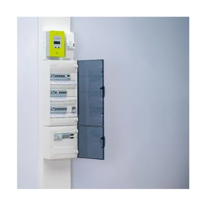 Hager - Coffret de communication éco 4 RJ45 - Réf : TN303