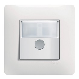 Hager Essensya - Interrupteur automatique 2 fils avec plaque de finition - Blanc - Réf :  WE052P