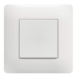 Hager Essensya - Obturateur avec plaque de finition - Blanc - Réf :  WE157P