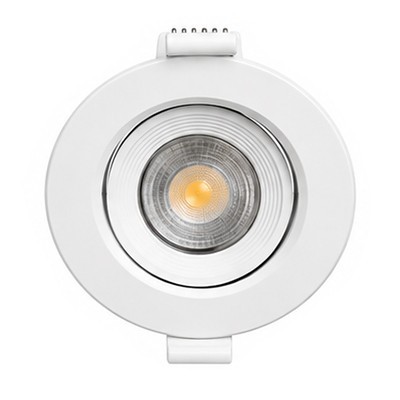 Krisane -Spot BBC encastré - fixe - rond - 3000/4000/6000k - blanc - IP65 - LED 6W - Réf : KRI24081