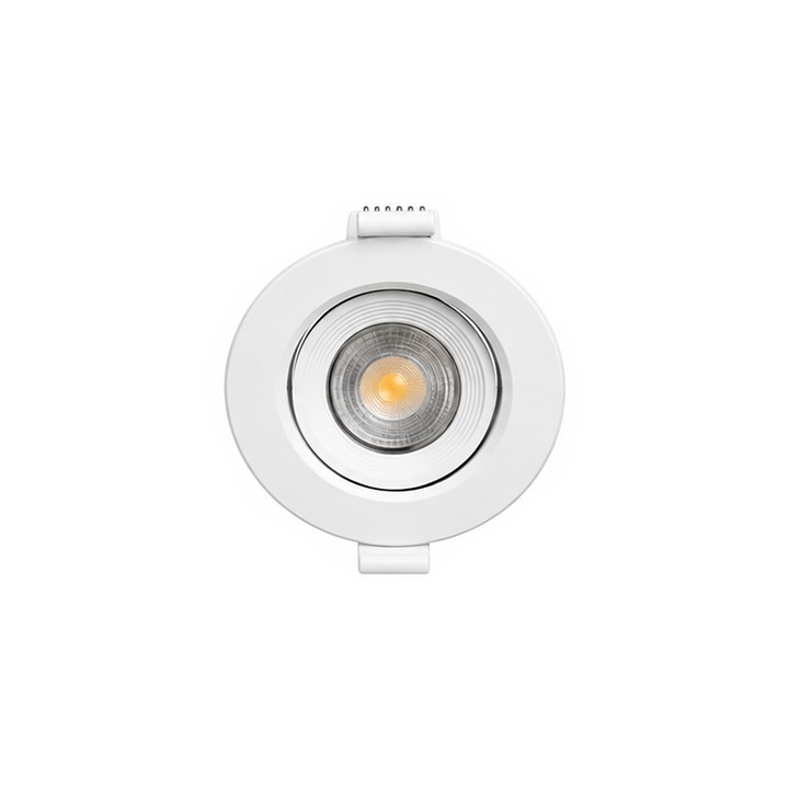 Krisane -Spot BBC encastré - fixe - rond - 3000/4000/6000k - blanc - IP65 - LED 6W - Réf : KRI24081
