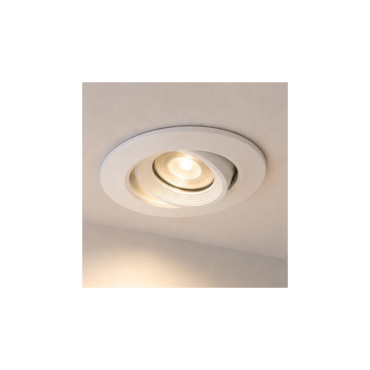 Krisane -Spot BBC encastré - fixe - rond - 3000/4000/6000k - blanc - IP65 - LED 6W - Réf : KRI24081