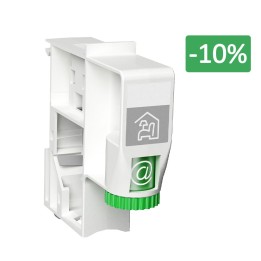 Schneider - Resi9 Connect Accessoire 1 Fix RJ45 vide pour connecteur RJ45 S-ONE - Réf : VDIR380005