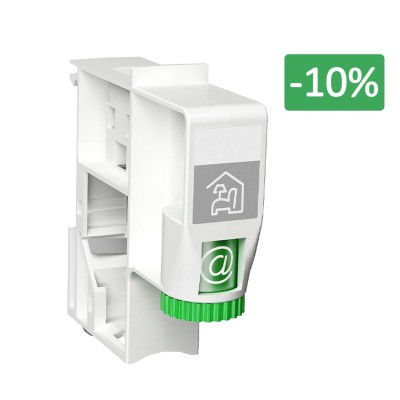 Schneider - Resi9 Connect Accessoire 1 Fix RJ45 vide pour connecteur RJ45 S-ONE - Réf : VDIR380005