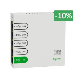Schneider Rési9 - Switch Ethernet 5 ports, 4 ports 1Gbit POE 30W - R9H5SWP57