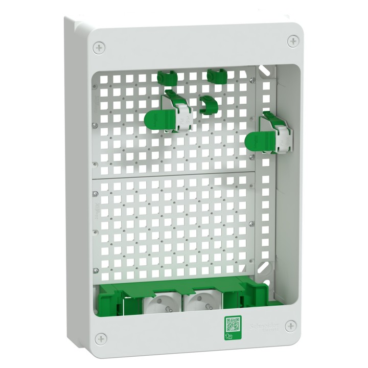 Schneider Resi9 Connect - Coffret VDI Box 13M2R - coffret support box operateur avec 2 prises - Réf : R9H13402VDIBOX