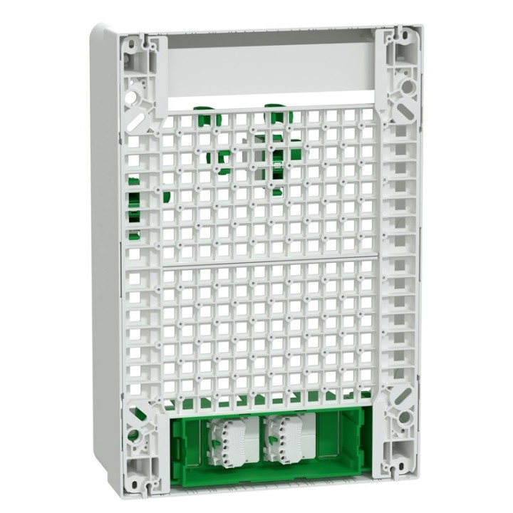 Schneider Resi9 Connect - Coffret VDI Box 13M2R - coffret support box operateur avec 2 prises - Réf : R9H13402VDIBOX