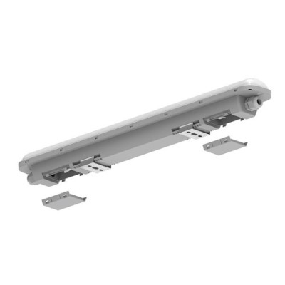 Miidex Lighting - Boitier étanche LED Intégrées Traversant 40W 4000K IP65 1200mm - Réf : 101058