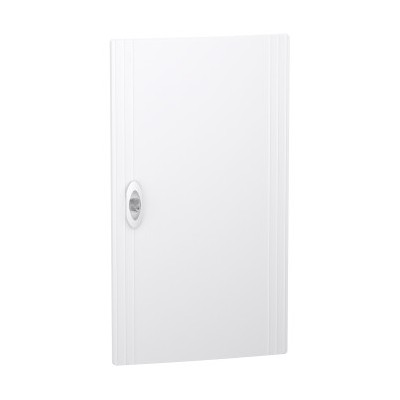 Schneider PrismaSeT XS - Porte pleine RAL9003 pour coffret encastré 3 rangées 13 modules - Réf : LVSXDP313