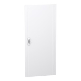 Schneider PrismaSeT XS - Porte pleine RAL9003 pour coffret encastré 4 rangées 13 modules - Réf : LVSXDP413