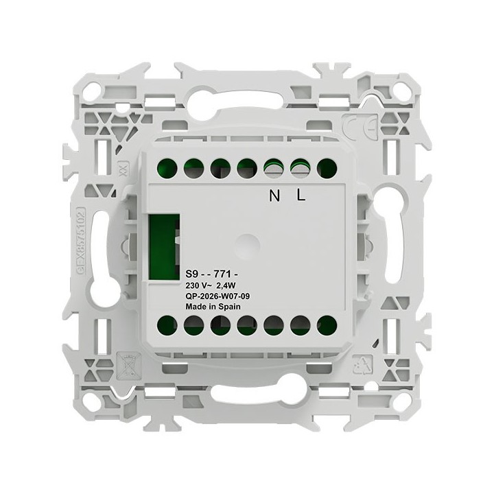 Schneider Odace Spot LED encastré d'éclairage de balisage 2,4W 70 lm - Réf : S980771