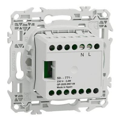Schneider Odace Spot LED encastré d'éclairage de balisage 2,4W 70 lm - Réf : S980771