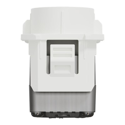 Schneider Odace - module prise TV simple mâle - sortie coaxiale - blanc craie - Réf : S923445