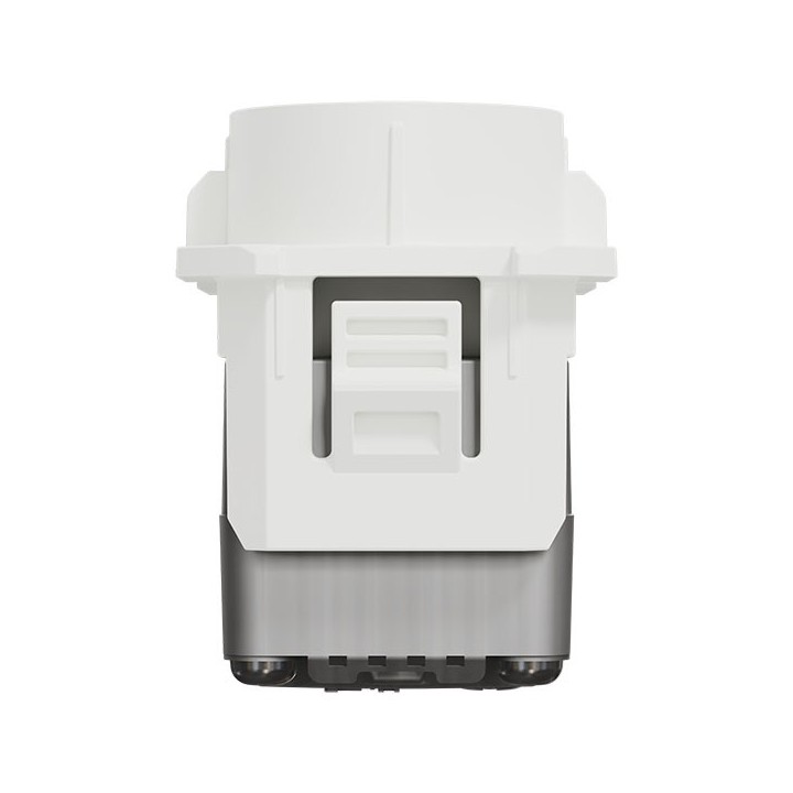 Schneider Odace - module prise TV simple mâle - sortie coaxiale - blanc craie - Réf : S923445