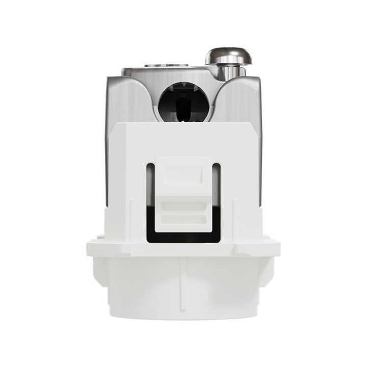 Schneider Odace - module prise TV simple mâle - sortie coaxiale - blanc craie - Réf : S923445