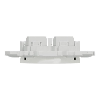Schneider Odace - support modulaire - obturateur - 2 emplacements module VDI - blanc craie - Réf : S929400
