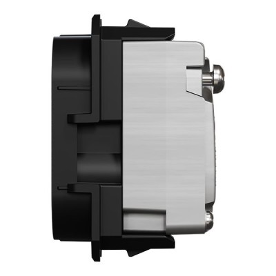 Schneider Odace - module prise TV simple mâle - sortie coaxiale - noir onyx - Réf : S943445
